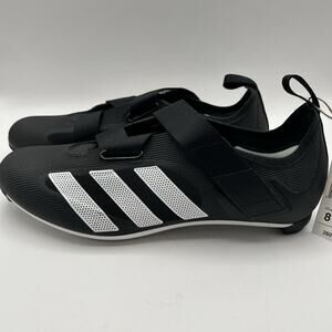 Adidas The Indoor Cycling Shoes Mens Sz 8 Womens Sz 9 Black White GX6544 New